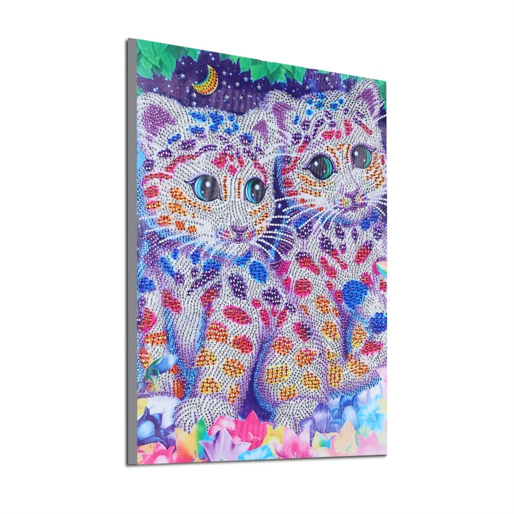Playful Lion Cub Special Shaped Diamonds