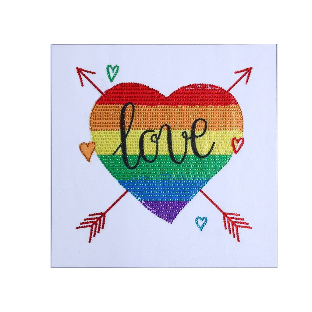 Rainbow Love Special Shaped Diamonds
