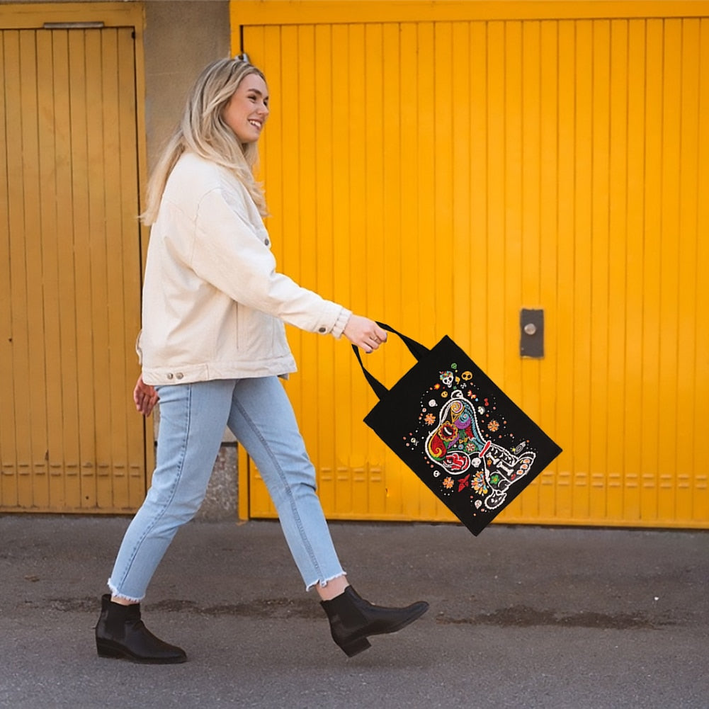 5D Black Canvas Bag