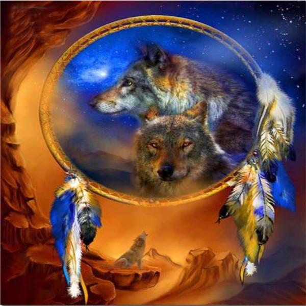 Spirit Wolf 5D Diamond painting Kit