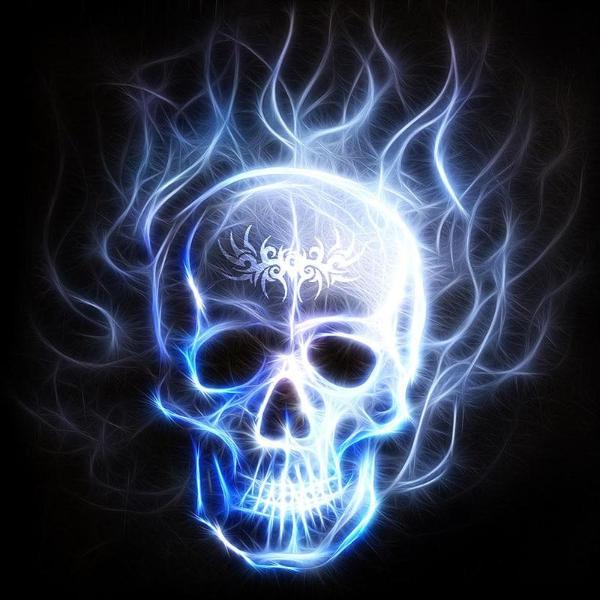 Glowing Skull 5D Diamond Painting Kit