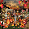 Jack o' Lantern's Campfire 5D Diamond Painting Kit