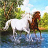 River Gallop 5D Diamond Painting Kit