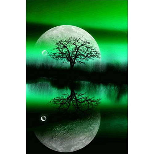 Moonlight Tree Color Collection 5D Diamond Painting Kit