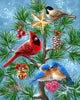 Christmas Birds 5D Diamond Painting Kit