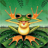 Funny Frog 5D Diamond Painting Kit