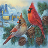 Winter Cardinals 5D Diamond Painting Kit