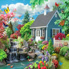 Blue Cottage 5D Diamond Painting Kit