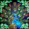 Peacock Couple 5D Diamond Painting Kit