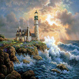 Distant Coast Lighthouse