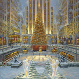 Rockefeller Center Christmas Tree 5D Diamond Painting Kit
