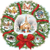 Christmas Wreath 5D Diamond Painting Kit