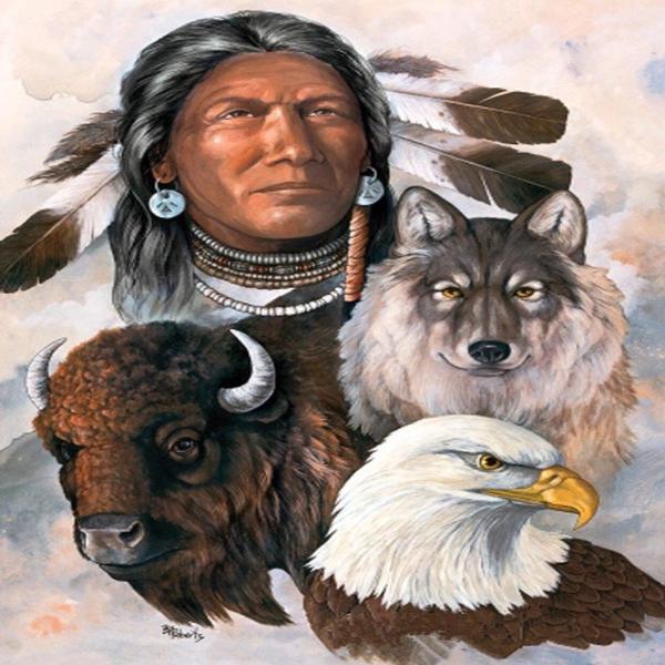 Native American Spirit 5D Diamond Painting Kit