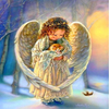 Angel And Kitten 5D Diamond Painting Kit