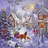 Christmas Street 5D Diamond Painting Kit