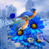 Blue Robins 5D Diamond Painting Kit