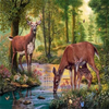 Deer Family 5D Diamond Painting Kit