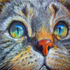 Glowing Eyes 5D Diamond Painting Kit