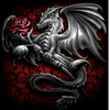 Dragon Holding Rose 5D Diamond Painting Kit