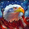 Fierce American Eagle 5D Diamond Painting Kit