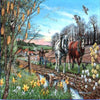 Ploughing Workhorses 5D Diamond Painting Kit