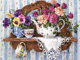 Flower Tea Display