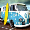 Surfer's Van 5D Diamond Painting Kit