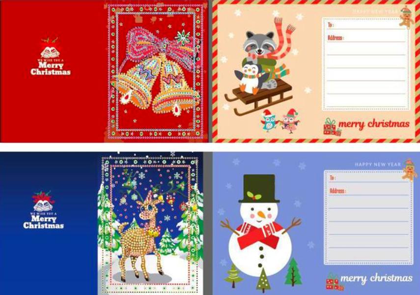 Happy Christmas Greeting Cards