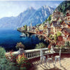 Mountain Village 5D Diamond Painting Kit