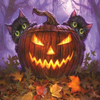 Pumpkin Lantern 5D Diamond Painting Kit