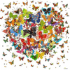 Butterfly And Flower Hearts 5D Diamond Painting Kit