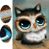 Baby Owl Wants Treats 5D Diamond Painting Kit