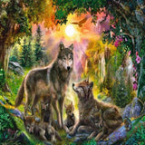 Forest Wolves 5D Diamond Painting Kit