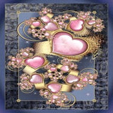 Pink Heart Twine 5D Diamond Painting Kit
