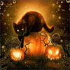 Halloween Cat 5D Diamond Painting Kit