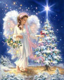Angel's Christmas Tree 5D Diamond Painting Kit