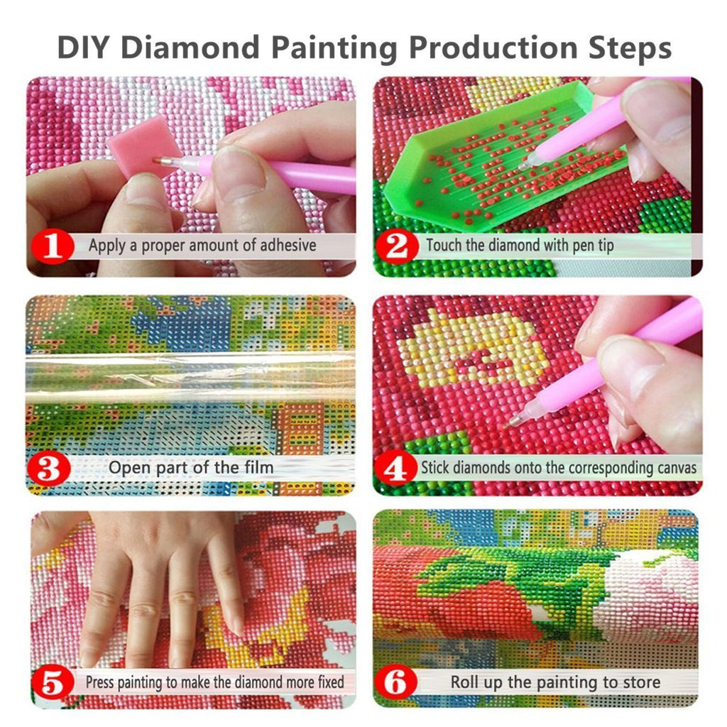 Diamond Dotz® at Home Intermediate Colorful Turtle Diamond Painting Kit