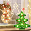 Christmas Tree And Snowman LED Lights