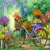 Flower Market Day 5D Diamond Painting Kit