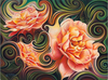 Swirly Flowers 5D Diamond Painting Kit