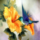 Carefree Hummingbird 5D Diamond Painting Kit
