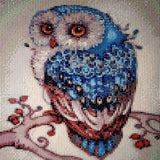 Diamond Painting Blue Owl