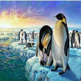 Emperior Penguin Colony 5D Diamond Painting Kit