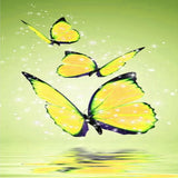 Yellow Butterflies 5D Diamond Painting Kit