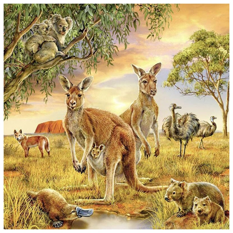 Animals Of Australia 5D Diamond Painting Kit
