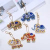 Elephant Key Chains 5 pcs 5D Diamond Painting Kit