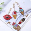 Sweet Key Chains 5 pcs 5D Diamond Painting Kit