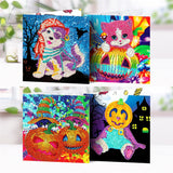 Halloween Greeting Cards 5D Diamond Painting Kit