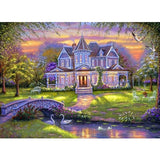 Romantic Lace Cottage 5D Diamond Painting Kit