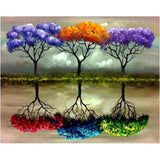 Colorful Tree Reflection 5D Diamond Painting Kit